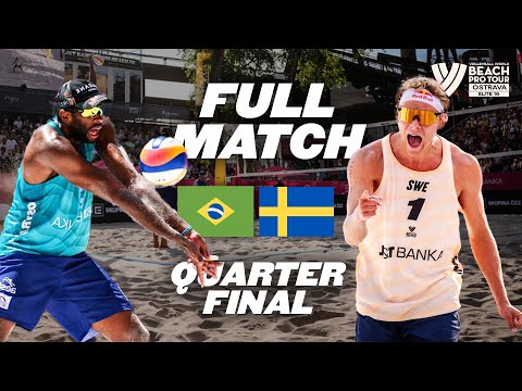 Ahman/Hellvig 🇸🇪 vs. Evandro/Arthur 🇧🇷  - Quarter Final | Full Match - Beach Pro Tour Ostrava 2024