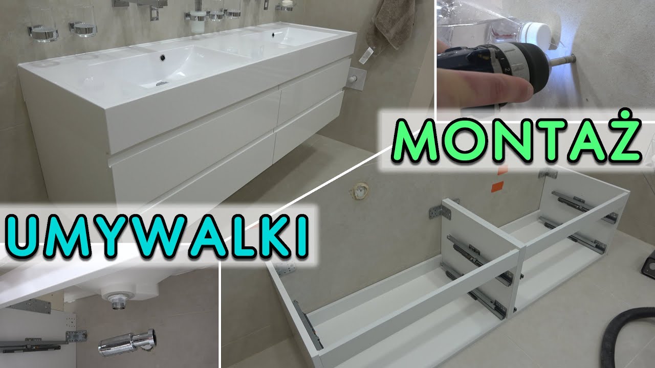 Jak zamontować umywalkę Montaż umywalki.