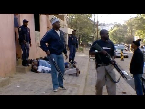 Shots Fired! Lawless Streets Of Johannesburg - Louis Theroux: Law and Disorder In Johannesburg - BBC