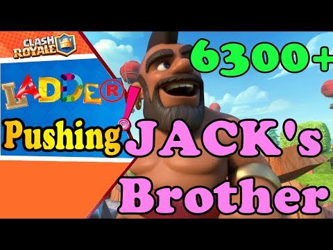 Jack's brother 6300+ Hog Cycle 2.6 Ladder push - Clash Royale