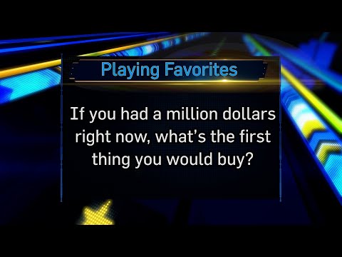 Playing Favorites: If You Had a Million Dollars Right Now, What's the First Thing You&#039;d Buy?