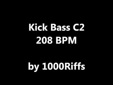 Kick Bass C2 : 208 BPM - Beats Per Minute