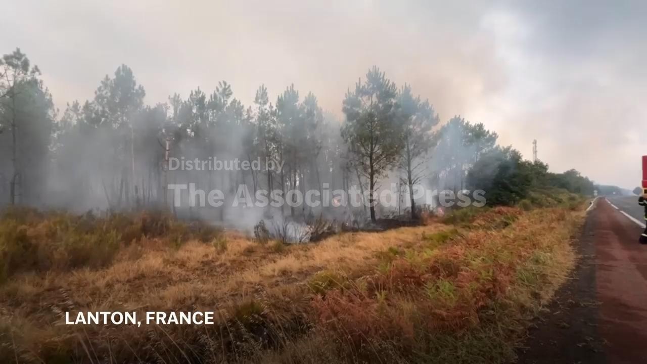 France battles wildfires near Bordeaux; authorities evacuate suburbs as a precaution