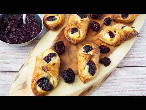 Danish Pastry Cream Cheese Cylinders