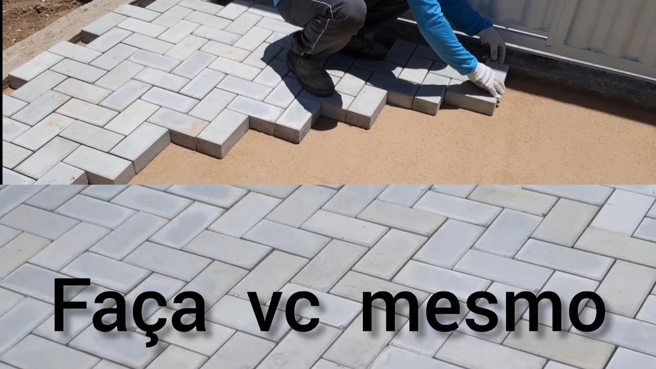 como fazer calçamento intertravado,  com o tijolo paver? como fazer pavimentação com bloco concreto