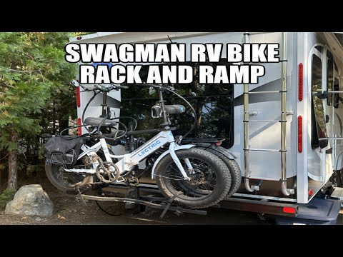 Swagman E-Spec RV Double Bike Rack & Loading Ramp (Step by Step loading unloading bikes & much more)