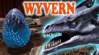 ARK Scorched Earth - HOW TO "TAME" WYVERNS, FINDING EGGS & MILK, HOW TO KILL ALPHA WYVERN - Gameplay