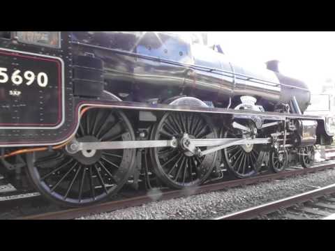 LMS Jubilee 45690 'Leander' at Preston - 'The Salopian Express'  Rail Tour - 22nd April 2016