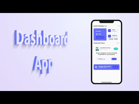 Mobile Dashboard | Flutter UI - Speed Code