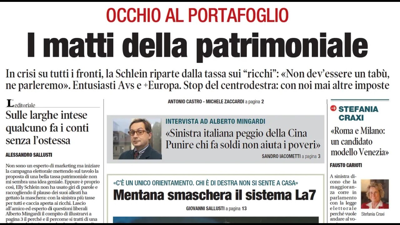 RASSEGNA STAMPA 1 GIUGNO 2026. QUOTIDIANI NAZIONALI ITALIANI  PRIME PAGINE DEI GIORNALI DI OGGI.
