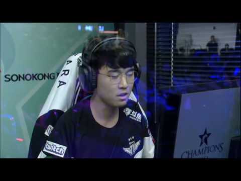 SKT (Untara Camille) VS AFS (Marin Jarvan) Game 3 Highlights - 2017 LCK Summer W3D5