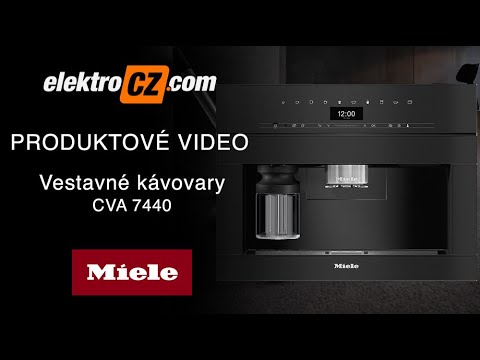 Obsluha vestavného kávovaru Miele CVA 7440