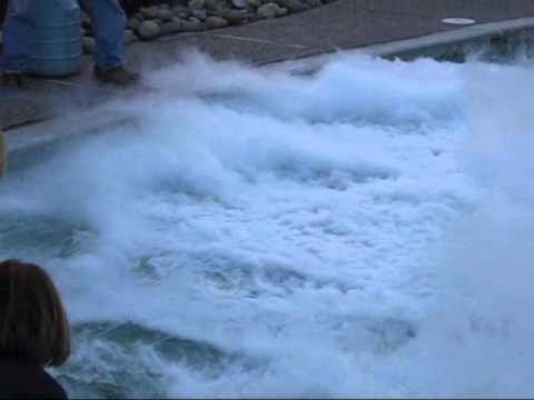 Liquid Nitrogen in a Pool - Cool!