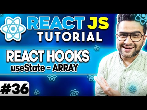 ReactJS Tutorial 36 React Hooks useState with Array 