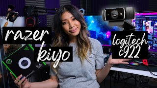 LOGITECH C922 VS RAZER KIYO comparing webcams on stream | Twitch | 2020