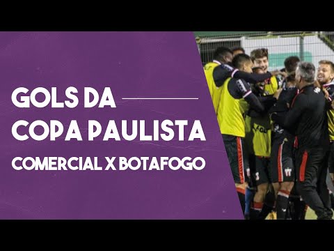 CONFIRA OS GOLS DE COMERCIAL 1 X 3 BOTAFOGO PELA COPA PAULISTA