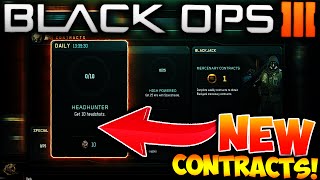 NEW "CONTRACT SYSTEM" IN BLACK OPS 3! HOW TO UNLOCK "BLACKJACK SPECIALIST" AND EARN CRYPTOKEYS!