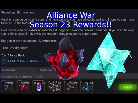 Alliance War Season Rewards! 5 Star Featured & 6 Star Featured Crystal!| Marvel Contest Of Champions
