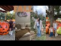 FALL VLOG New Home Decor Apple Picking Movie Night Challenge Halloween Party Pumpkin Bouquet Bakin