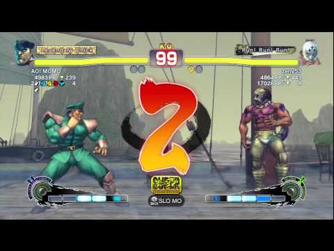 AOI MOMO (M.Bison/Dictator) vs. zeny53 (El Fuerte) SSF4:AE XBL Match
