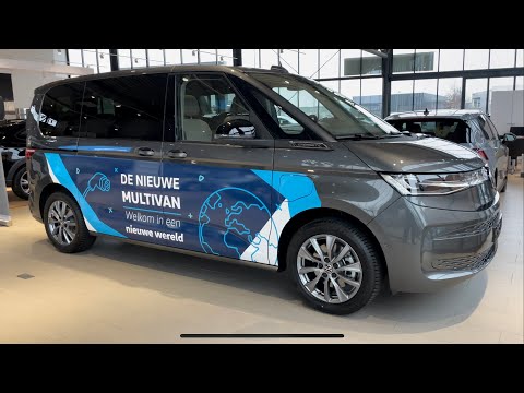 Volkswagen NEW Multivan 2022 Energetic in 4K Indium Grey 18 inch Toshima Walk around & Detail inside