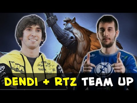 Dendi Magnus + Arteezy AM carry each other vs trash talk Pudge