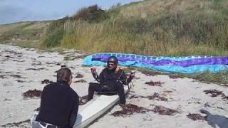 preview picture of video 'Paragliding  ebeltoft DK'