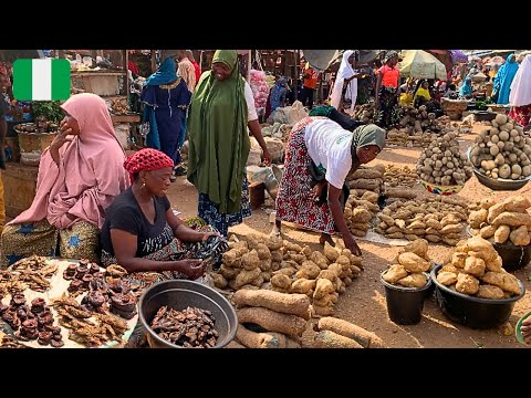 Largest Rural African Village Market Day in Assakio Nigeria 🇳🇬 West Africa