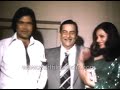 Zeenat Aman and Dimple Kapadia at Bollywood Celebrity Party with the Kapoors in 1980's Bombay