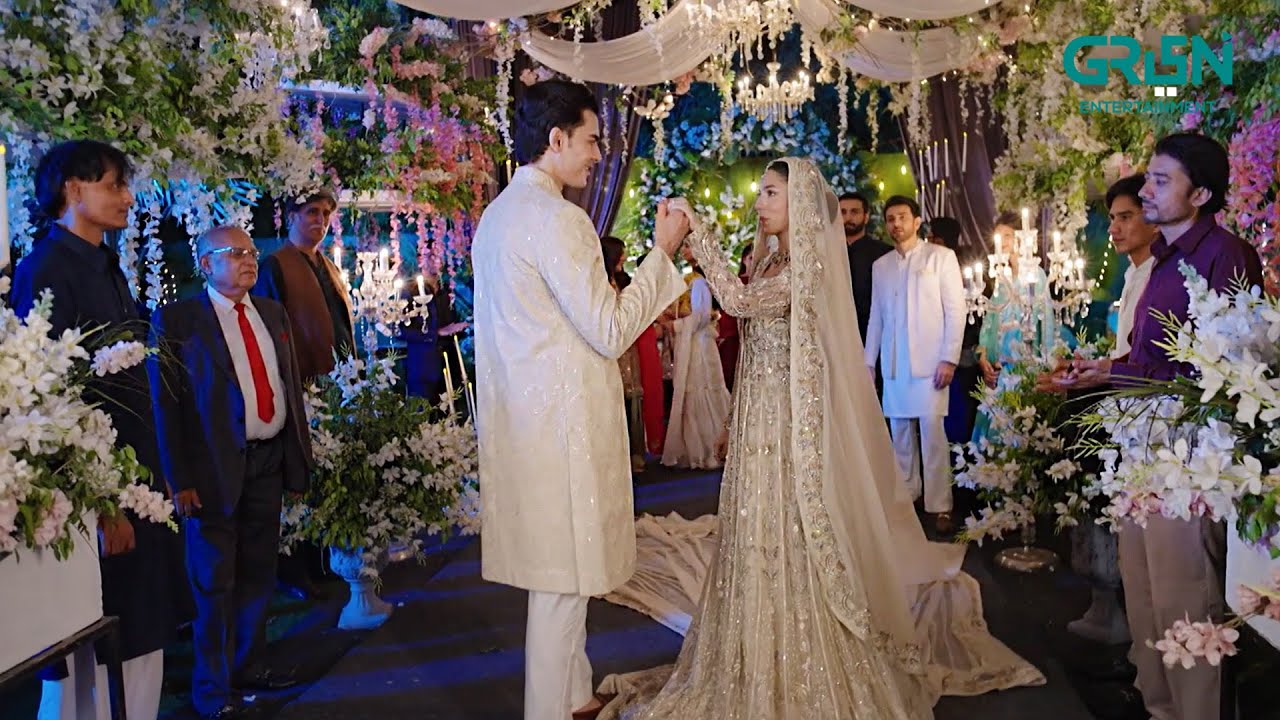 Iconic wedding scene 💖🥰 Faaslay | Ali Ansari - Saboor Aly | Green TV