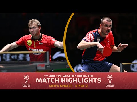 Benedikt Duda vs Tomislav Pucar | ITTF Mixed Team World Cup 2025 (Stage 2)