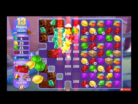 Wonka's World of Candy Level 290 NO BOOSTERS - A S GAMING