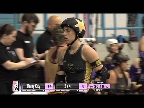Rainy City vs 2x4 - 2019 International WFTDA Playoffs: Winston-Salem Game 15