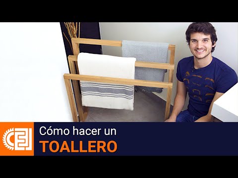 Cómo hacer un toallero? Proyecto para tu baño - Carpinteria y Ensambles