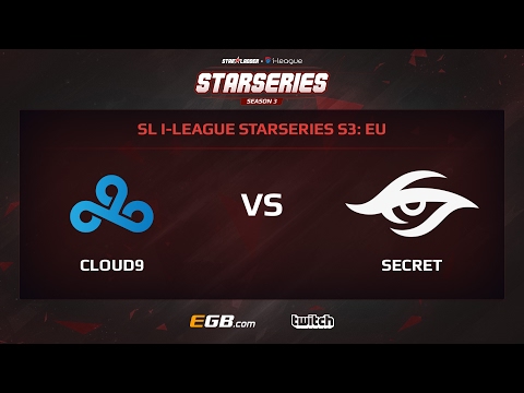 Cloud 9 vs Team Secret, Game 1, SL i-League StarSeries Season 3, EU