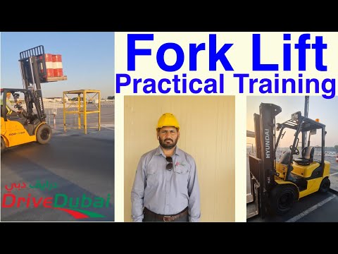 Forklift practical traning in Dubai