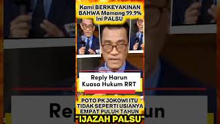 Download lagu Kami Makin Yakin 99,9% Ini Memang PALSU💥#shorts #replyharun #kuasahukum #ijasahpalsu #jokowi mp3