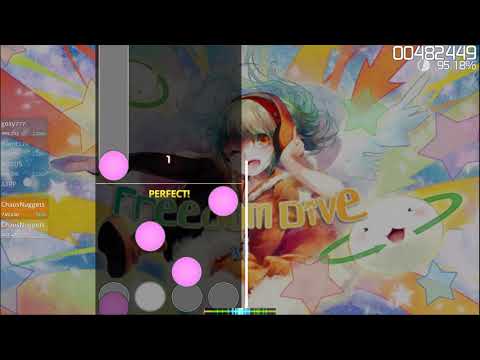 Osu mania Freedom Dive Hyper 4k rank A