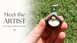 Meet the Handmade Artist 👉🏽 Poly Gnomes by Cass | Handmade polymer Clay Gnomes