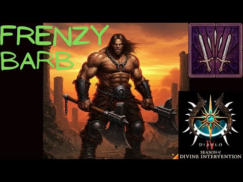 Diablo 4 - Season 11 Frenzy Battle Trance Barbarian Build & Pit 90