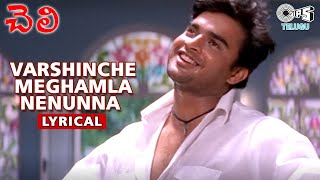 Varshinche Meghamla Nenunna Lyrical Video Song | Cheli Movie | Madhavan | Reema Sen | Harris Jayaraj