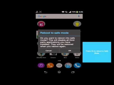 How to Rebbot Sony Xperia SP in Safe Mode