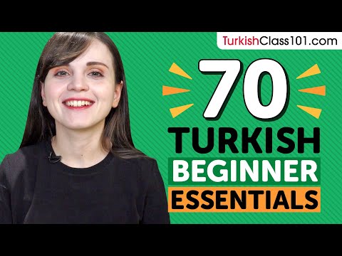 Learn Turkish: 70 Beginner Turkish Videos You Must Watch