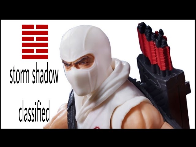 Vídeo relacionado con G. I. Joe Classified - Figura de acción de 6 pulgadas exclusiva retro - Storm Shadow, F4769