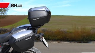 SHAD Vrchní kufr na motorku SH40 cargo černá