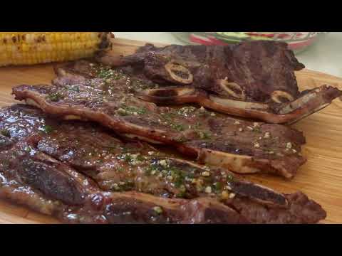 COSTILLAS DE RES AZADAS #comidasalvadoreña