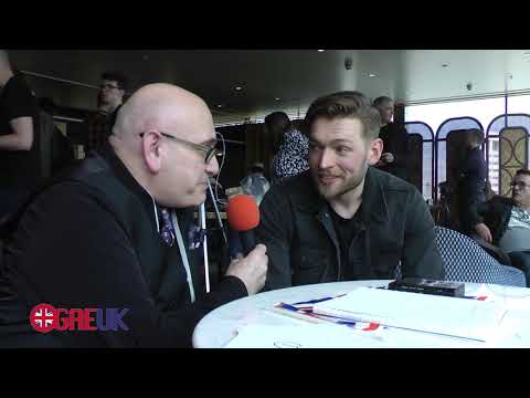 Jurijus, Lithuanian singer @ Eurovision 2019, talks to Hass from OGAE UK @ London Eurovision Party