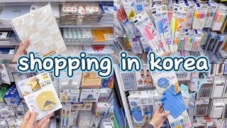shopping in korea vlog 🇰🇷 daiso stationery haul ✂️ design cutter, paper shredder & more!
