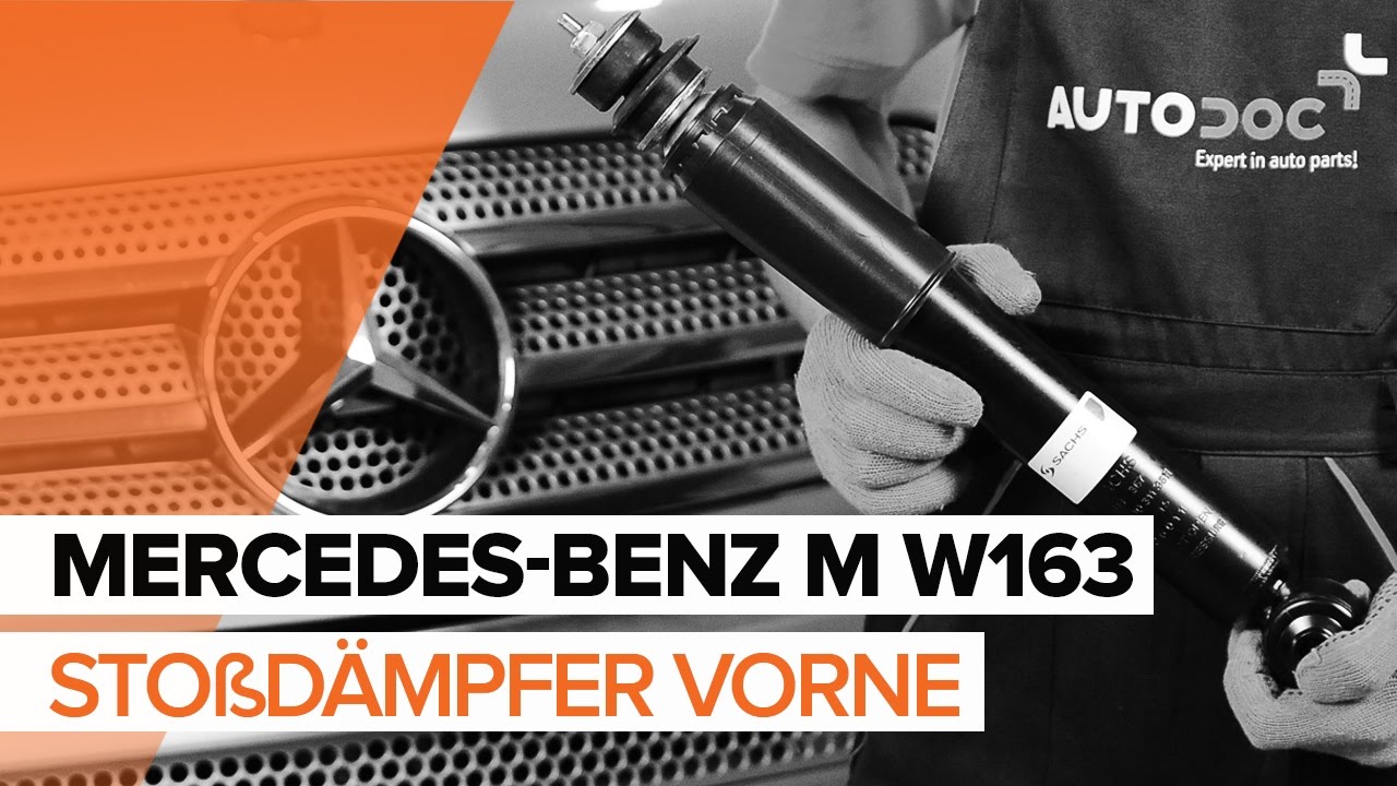 Anleitung: Mercedes ML W163 Stoßdämpfer vorne wechseln