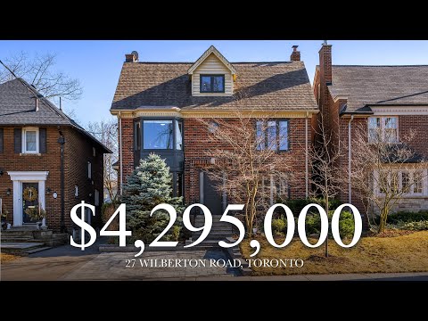 $4,295,000 - 27 Wilberton Road, Toronto - Listed by @HeapsEstrinRealEstateTeam